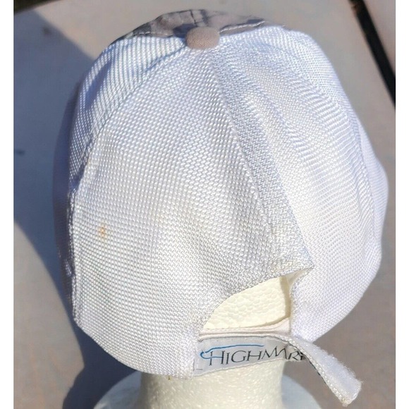 Pittsburgh Penguins Logo Patch Brown Front White Mesh Adjustable Hat Highmark - Picture 3 of 8